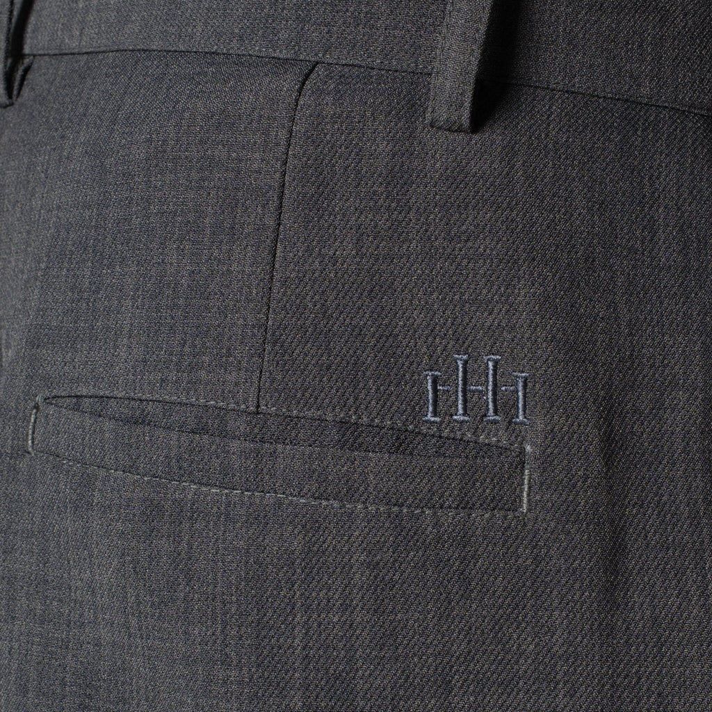 DARK GREY DOUBLE FLAP TROUSER - Hophead