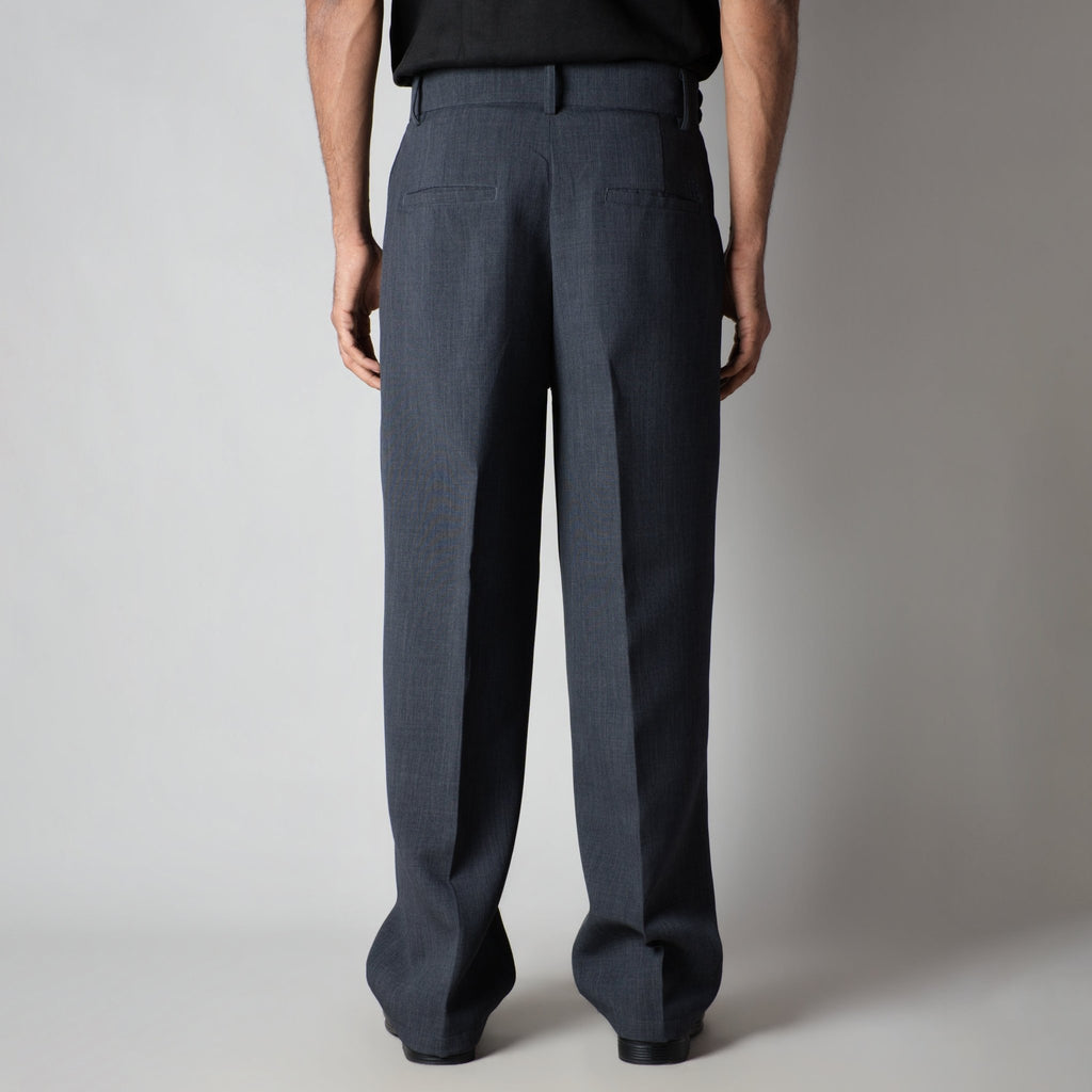 DARK GREY DOUBLE FLAP TROUSER - Hophead
