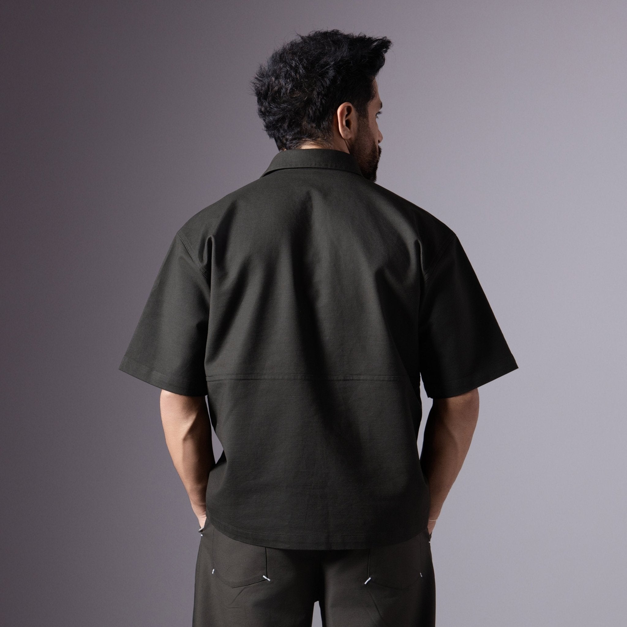 DARK OLIVE CLASSIC UTILITY SHACKET - Hophead