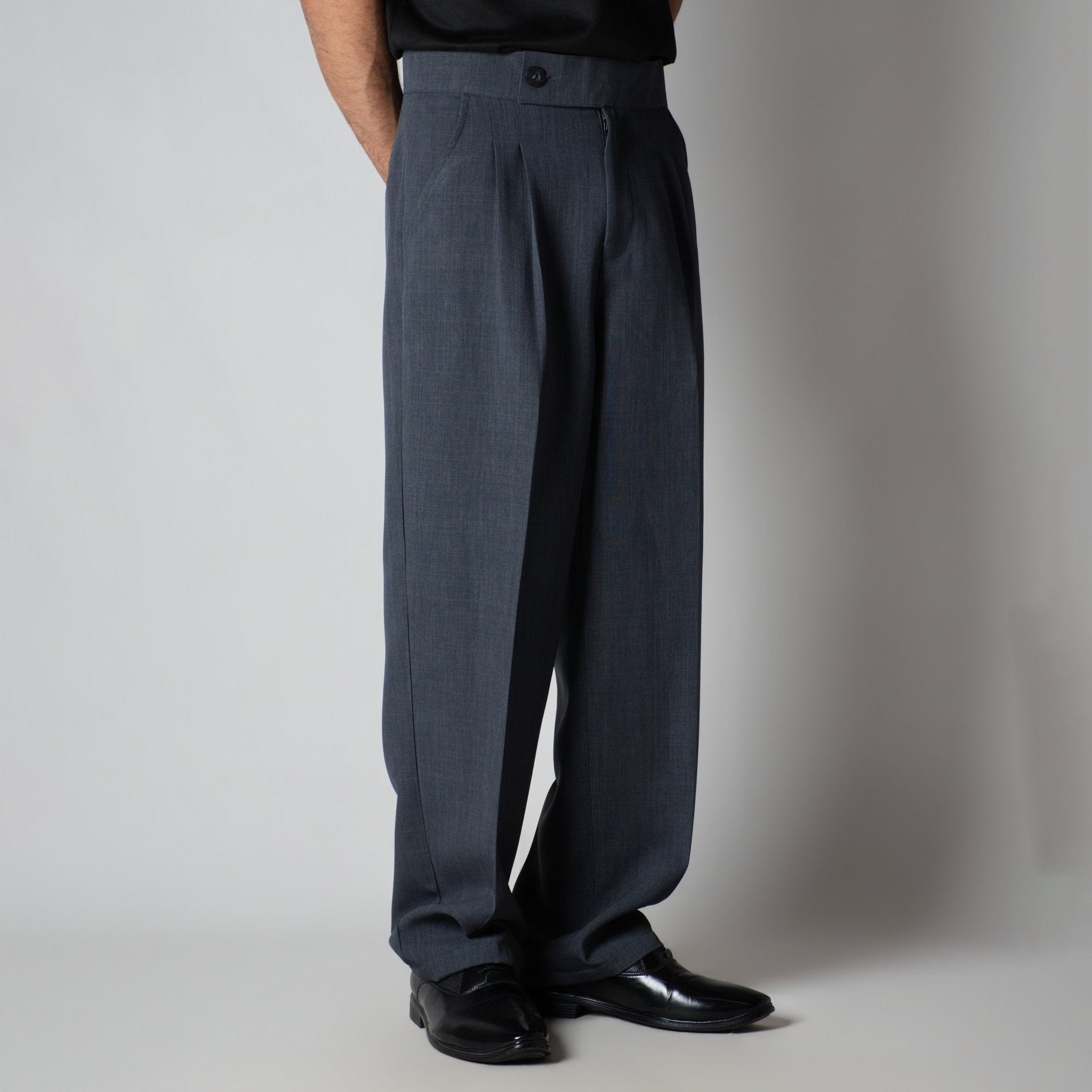DARK SINGLE BUTTON TROUSER - Hophead