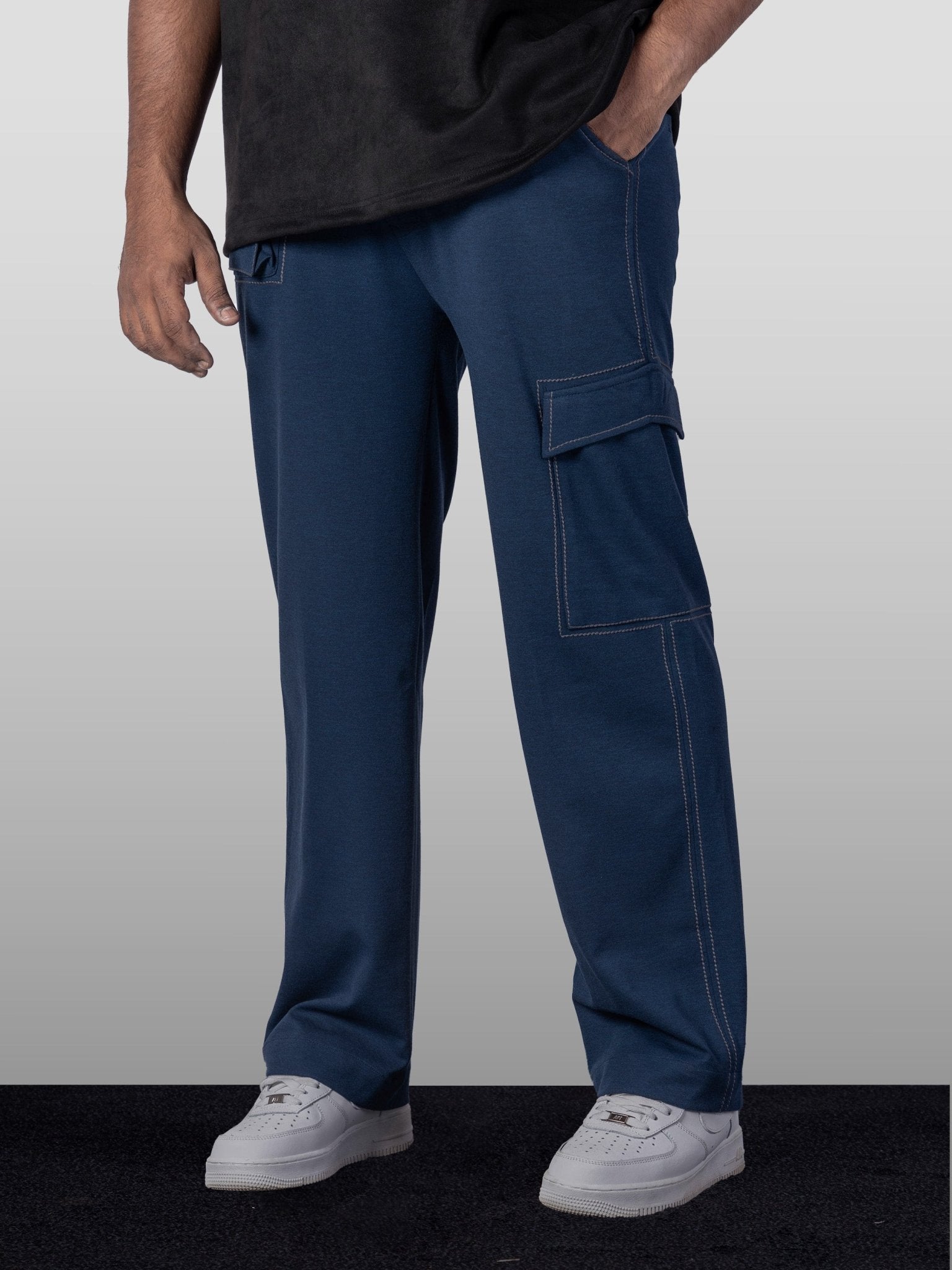 DUAL POCKET BLUE CARGO - Hophead