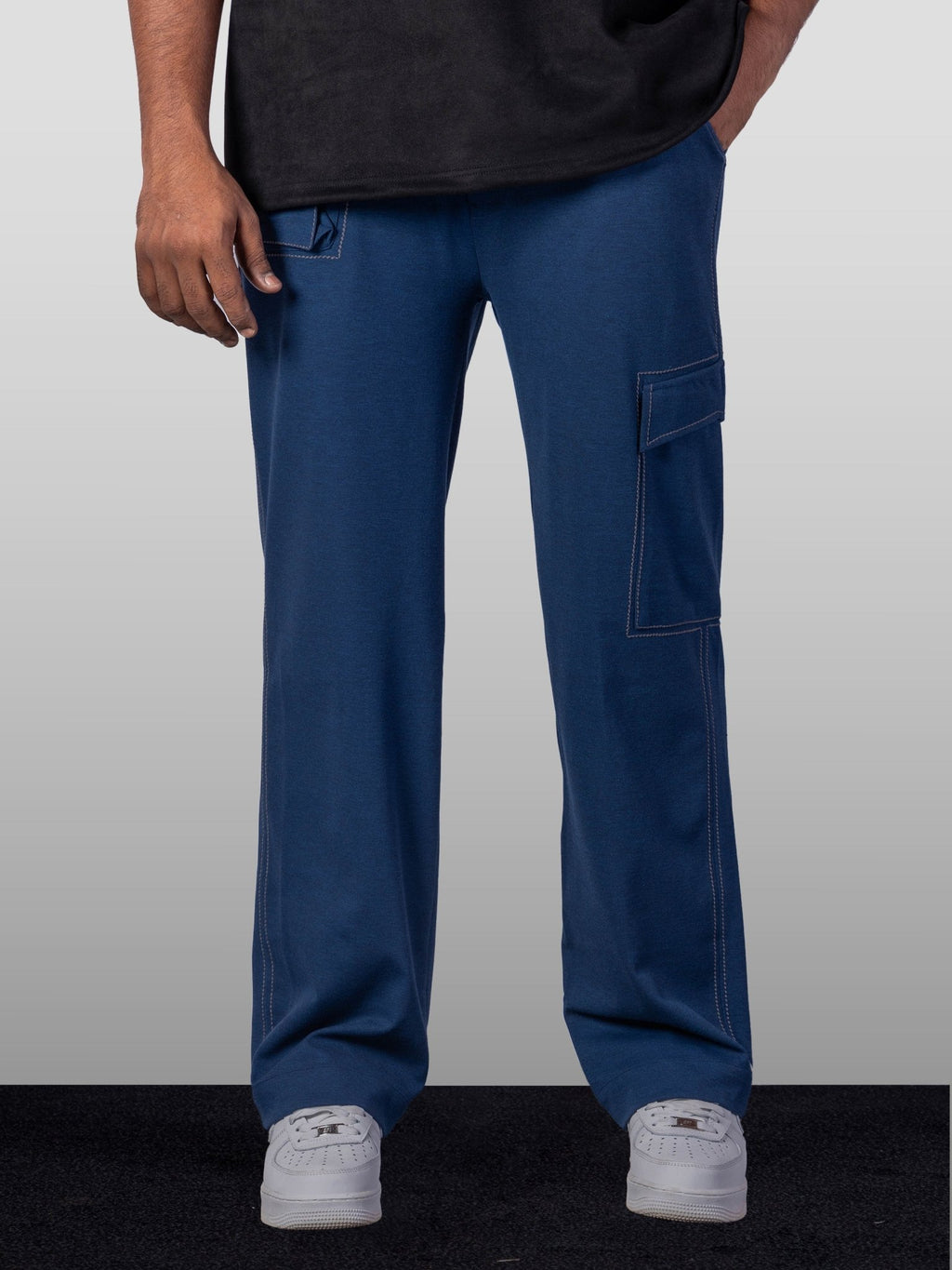 DUAL POCKET BLUE CARGO - Hophead