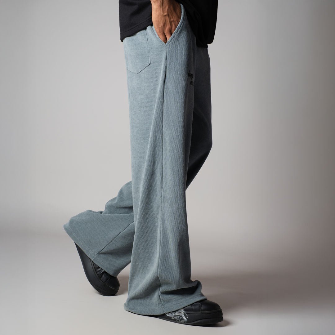 DUSTY BLUE KNITDRIP SWEATPANTS - Hophead