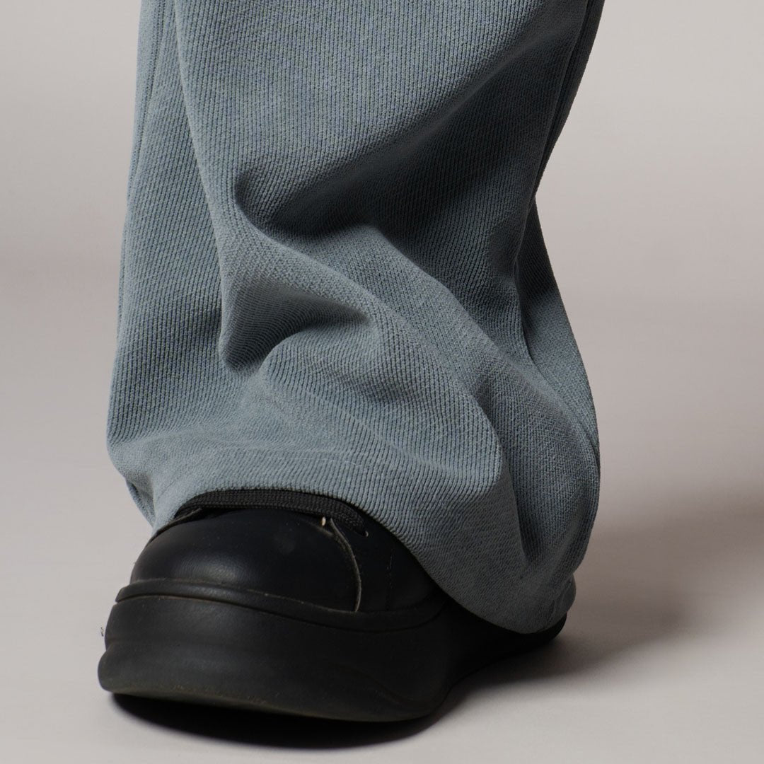DUSTY BLUE KNITDRIP SWEATPANTS - Hophead