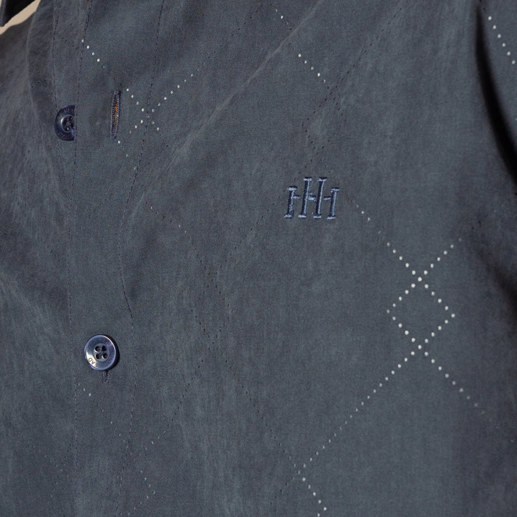 DUSTY BLUE SUEDE LASER LUXE SHIRT - Hophead