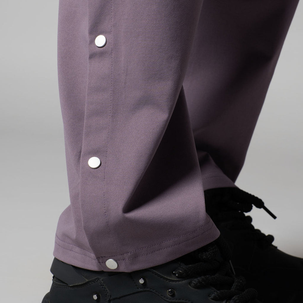 DUSTY PURPLE BUTTON DOWN CARGO SWEATPANTS - Hophead
