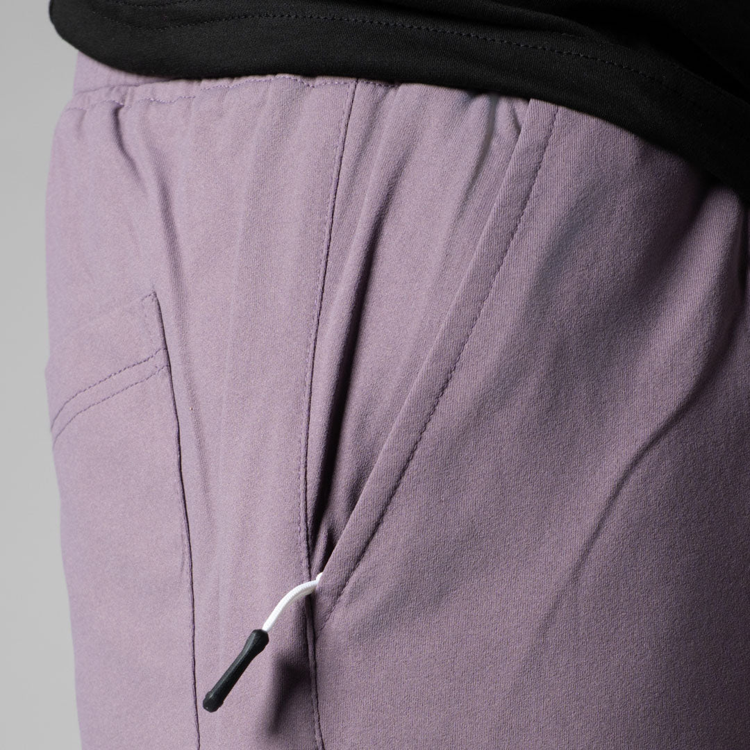 DUSTY PURPLE BUTTON DOWN CARGO SWEATPANTS - Hophead