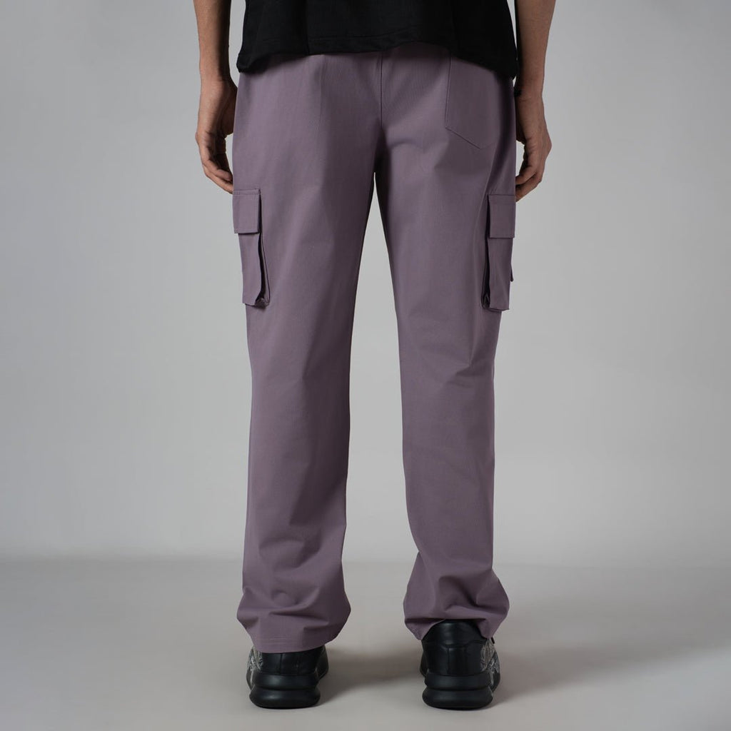 DUSTY PURPLE DOUBLEDECK POCKET CARGO SWEATPANT - Hophead