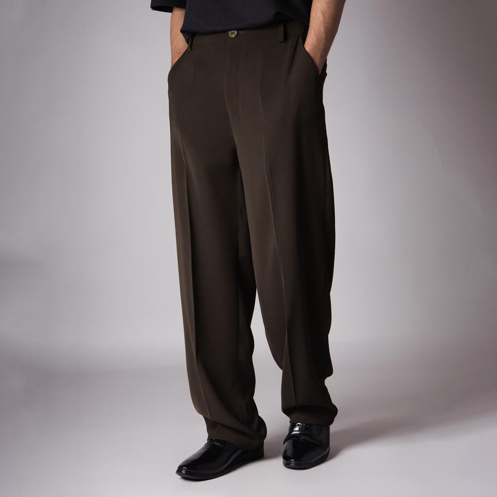 EARTHY OLIVE KOREAN PANT - Hophead
