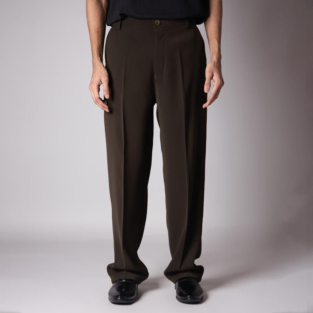 EARTHY OLIVE KOREAN PANT - Hophead
