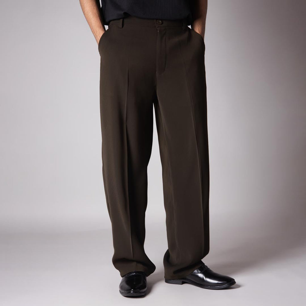 EARTHY OLIVE KOREAN PANT - Hophead