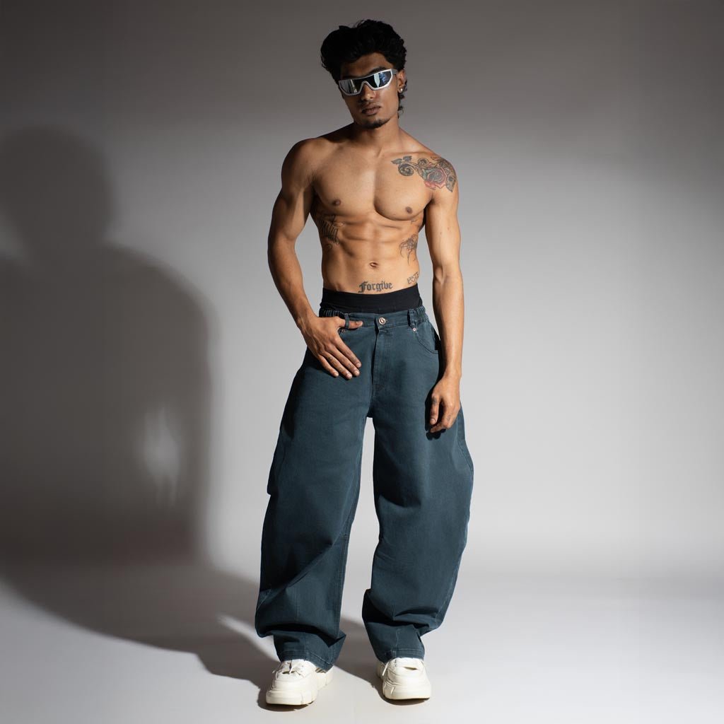 EMERALD BARREL LEG DENIM - Hophead