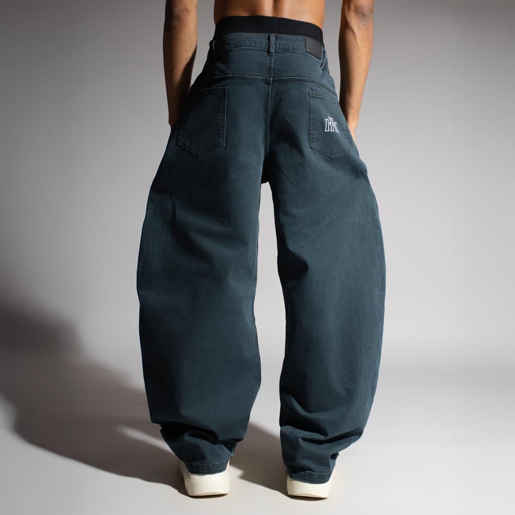 EMERALD BARREL LEG DENIM - Hophead