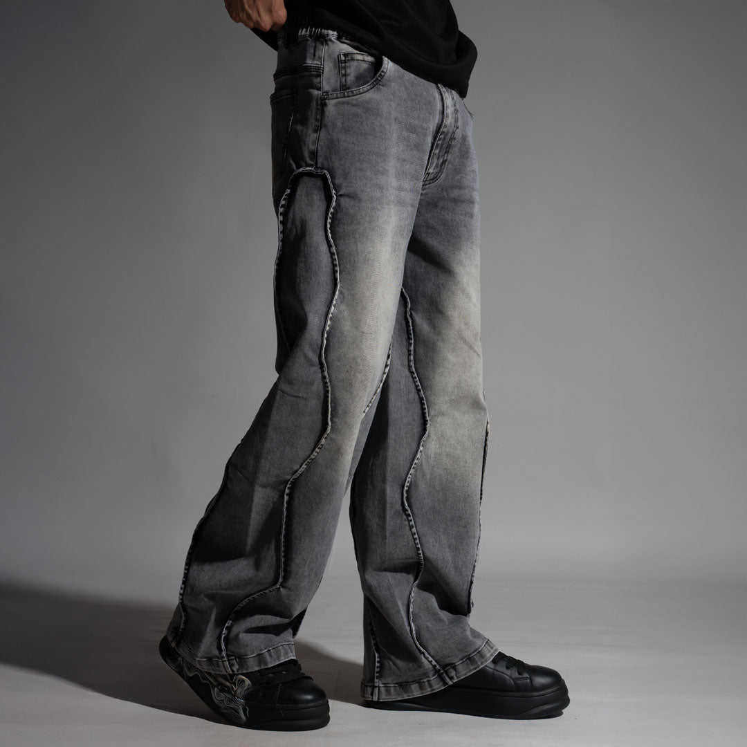 FADED WAVY EDGE DENIM - Hophead
