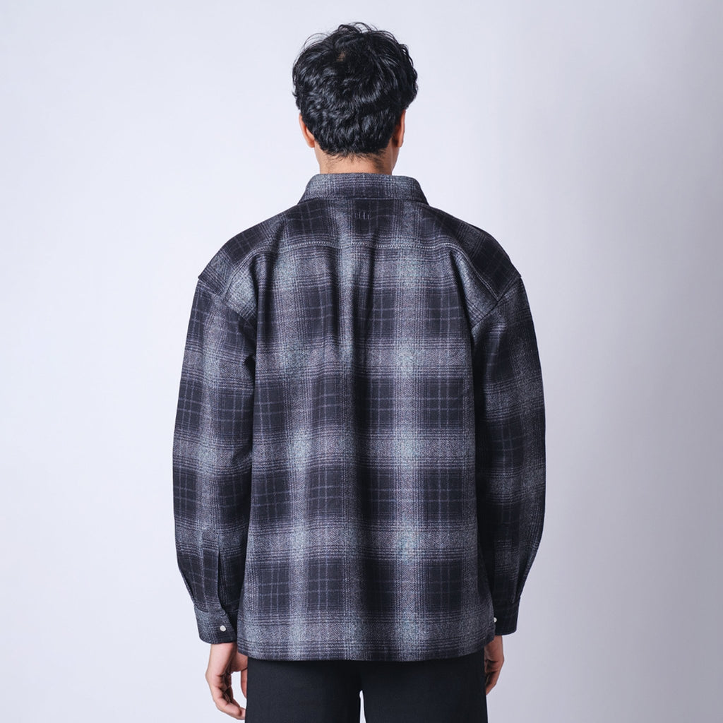 FLANNEL POCKET ZIPPER JACKET - Hophead