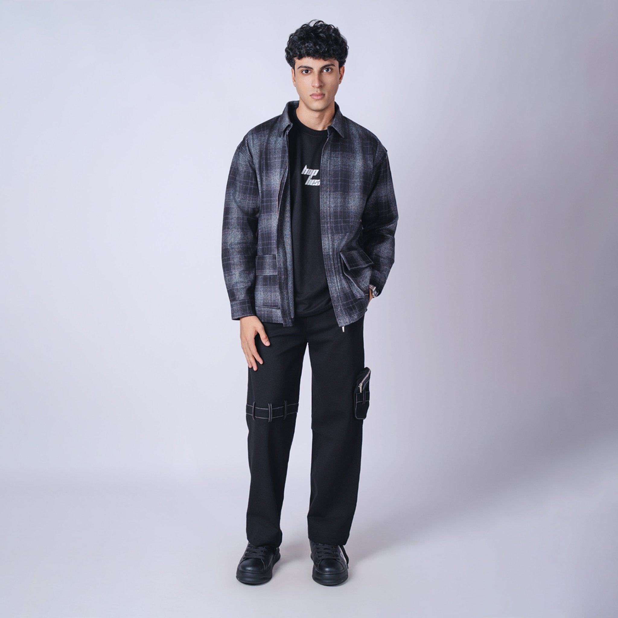 FLANNEL POCKET ZIPPER JACKET - Hophead