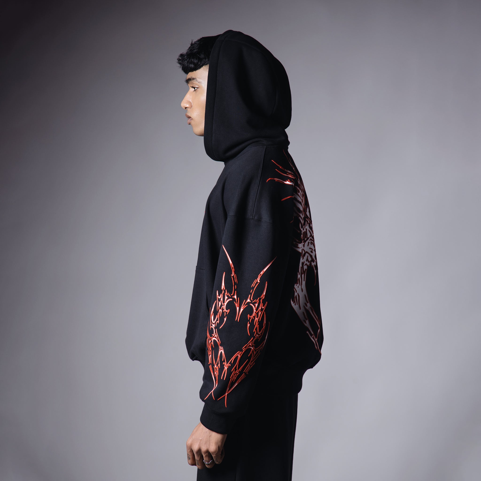 GOTH WINGS HOODIE - Hophead