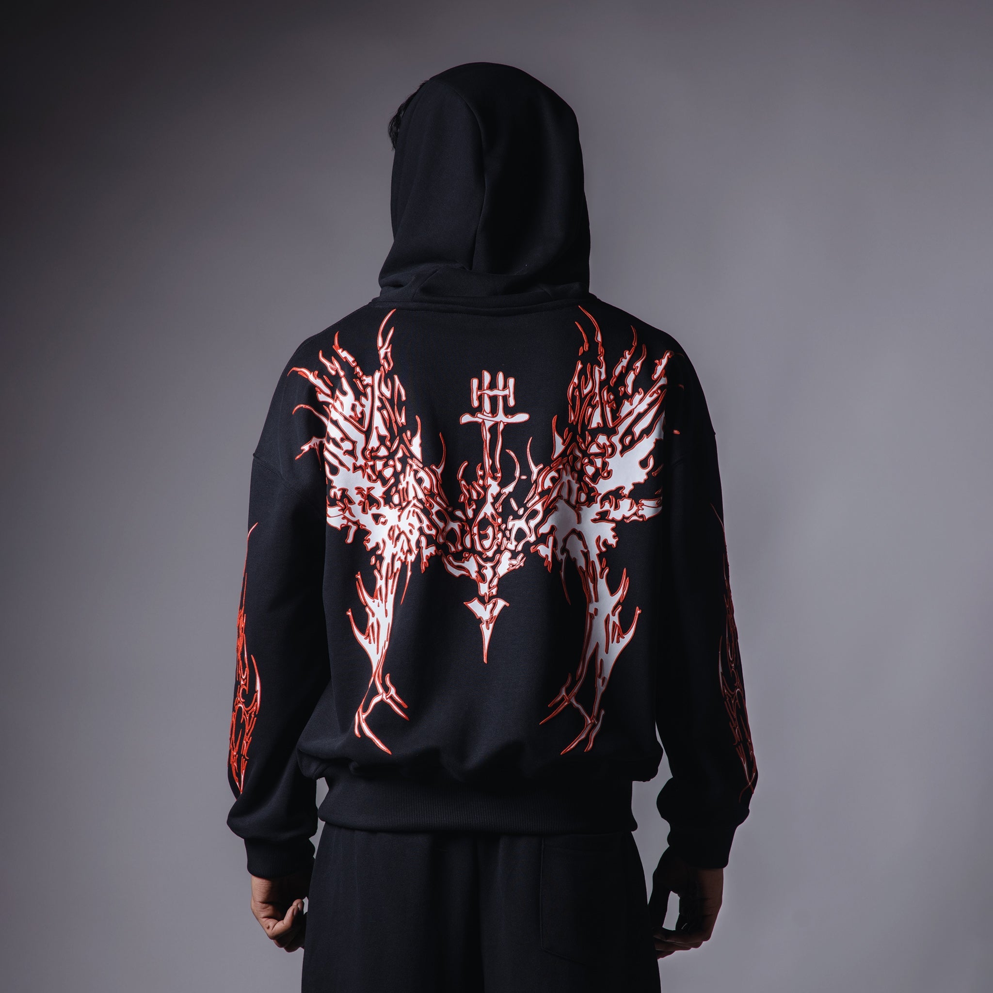 GOTH WINGS HOODIE - Hophead