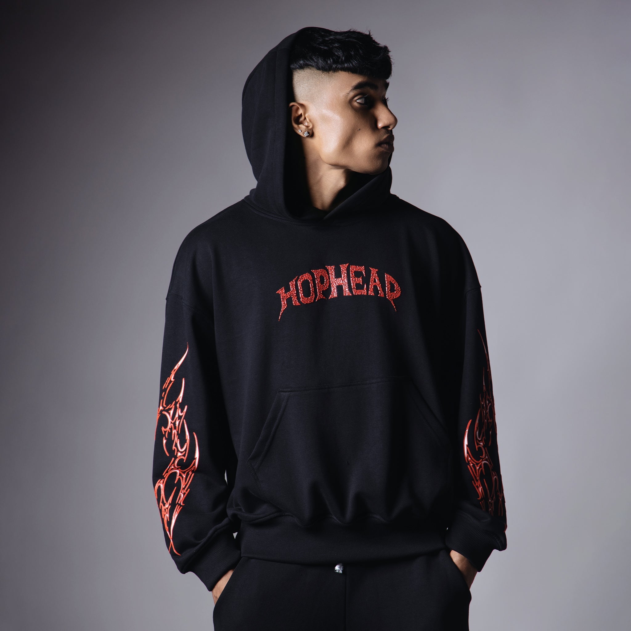 GOTH WINGS HOODIE - Hophead