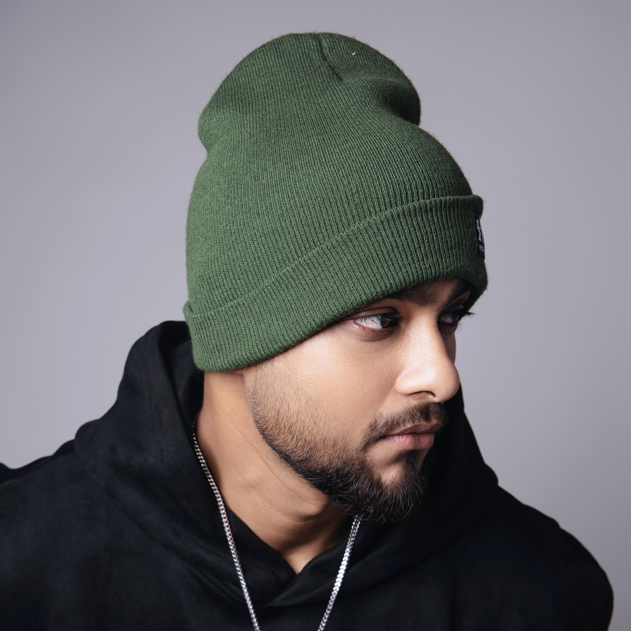 GREEN BEANIE - Hophead