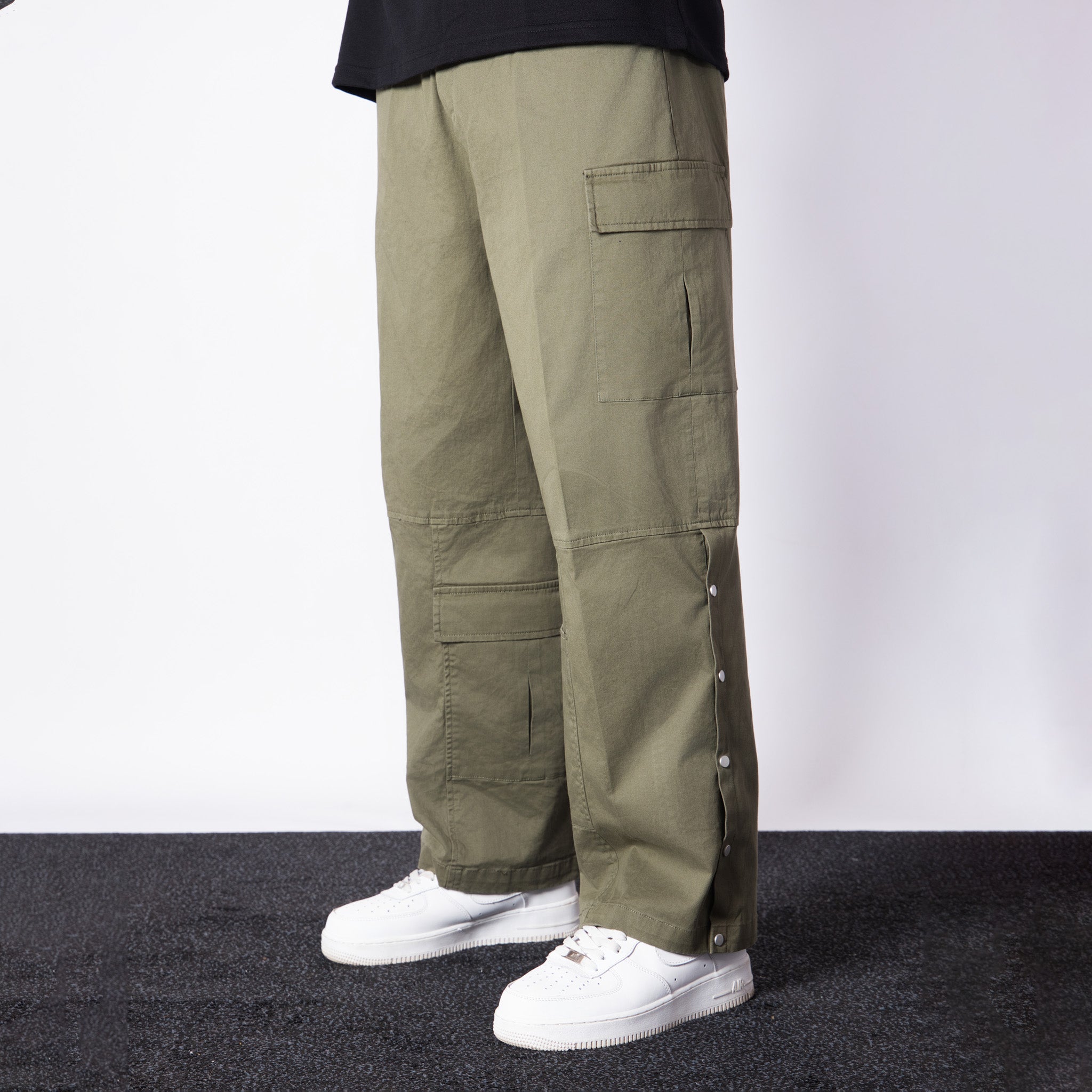 GREEN MULTI UTILITY COTTON CARGO - Hophead