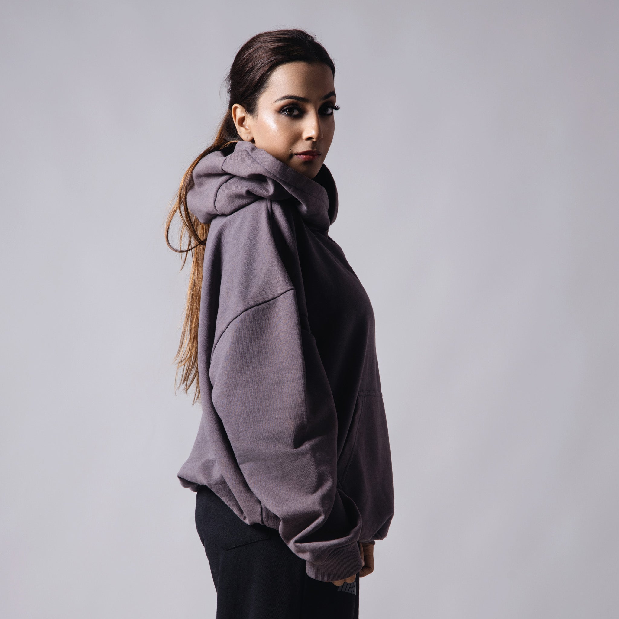 GREY ACID WASH HOODIE - Hophead