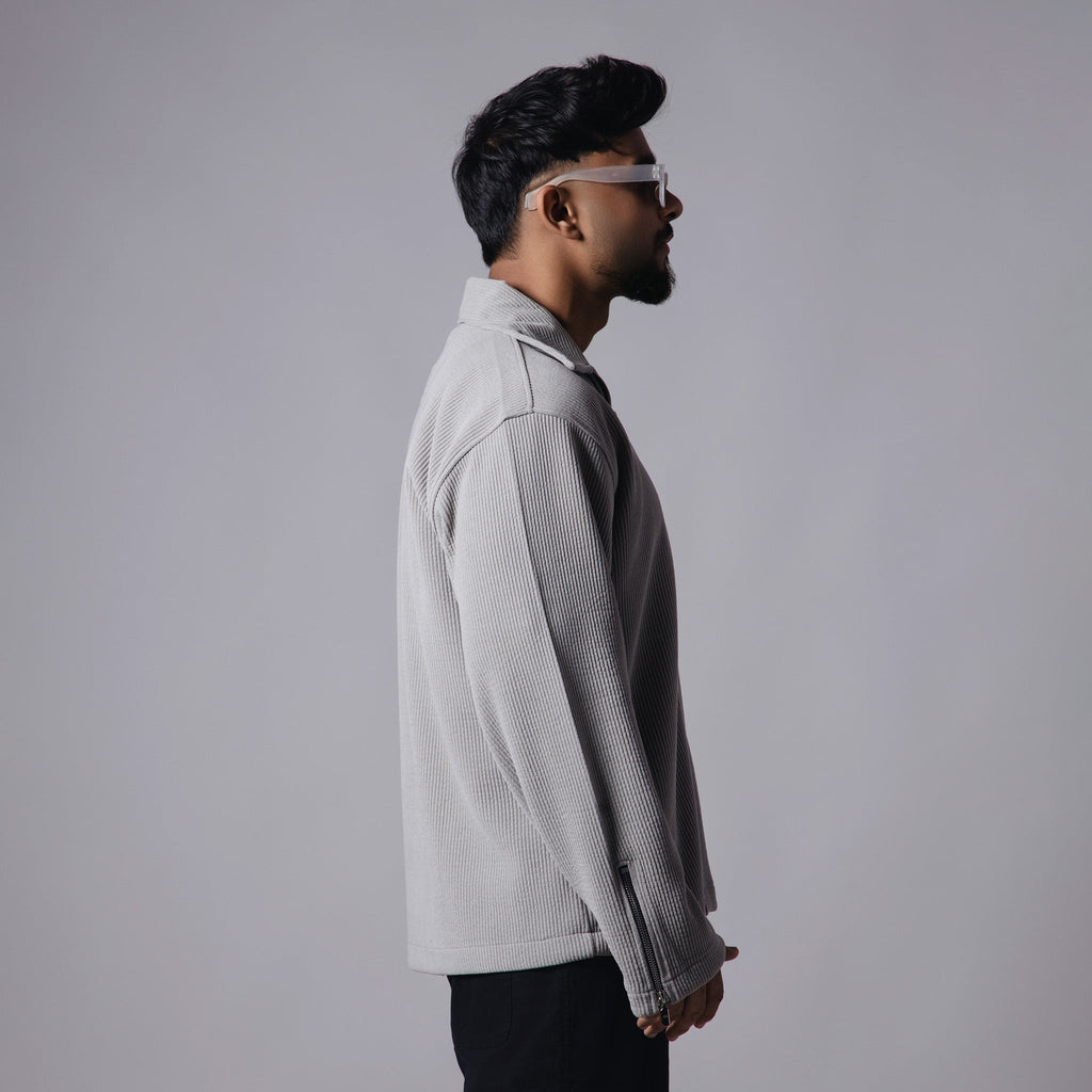 GREY CORDUROY ZIPPER - Hophead