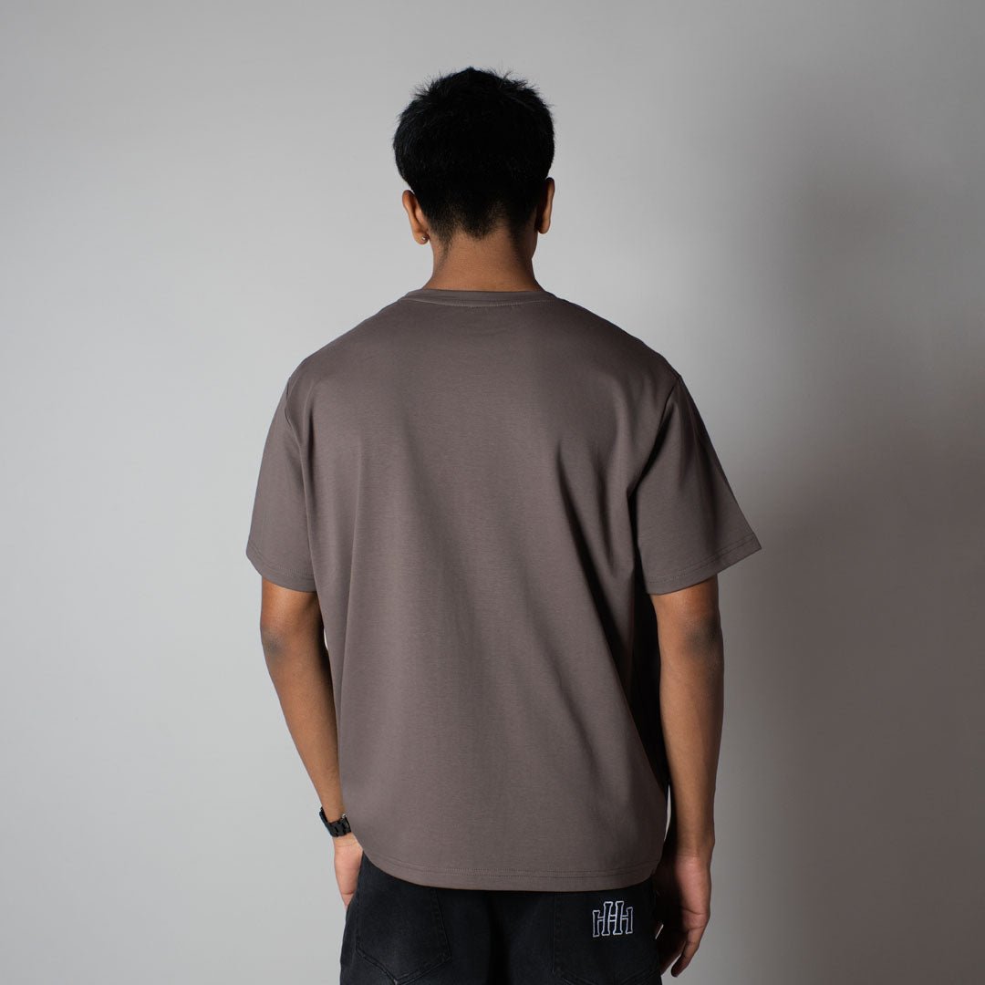 GREY CREW NECK T - SHIRT - Hophead