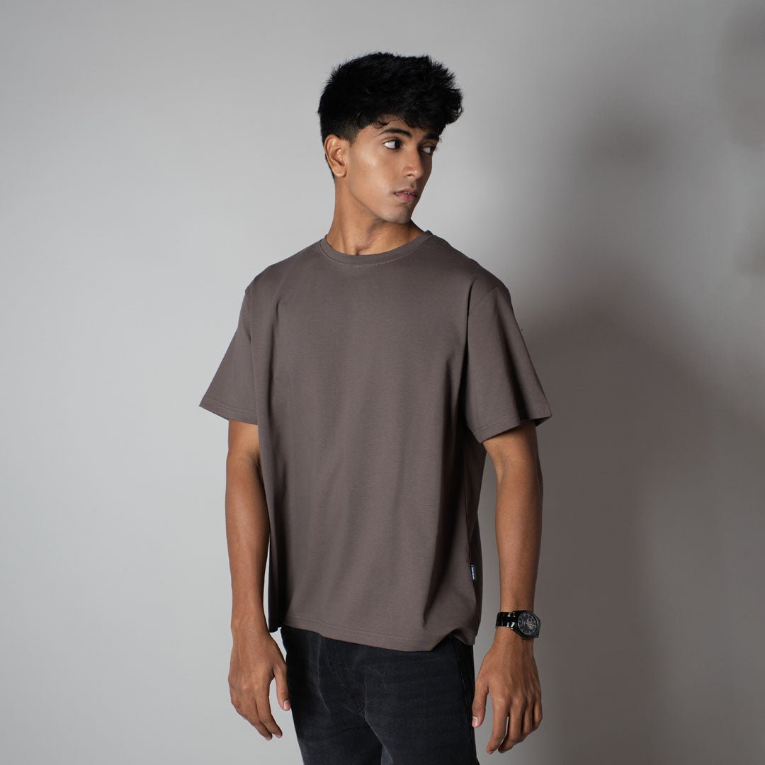 GREY CREW NECK T - SHIRT - Hophead