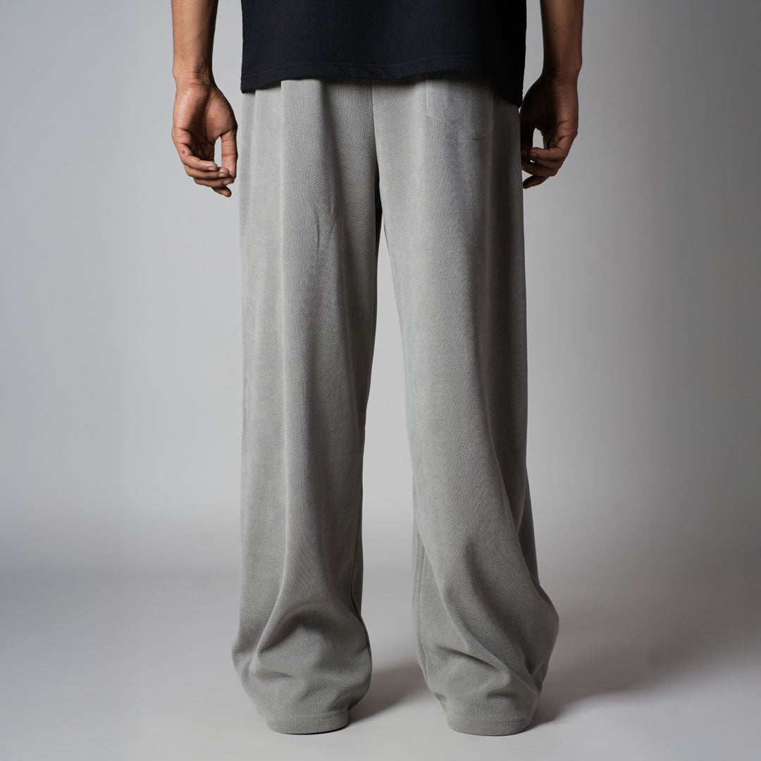 GREY KNITDRIP SWEATPANTS - Hophead