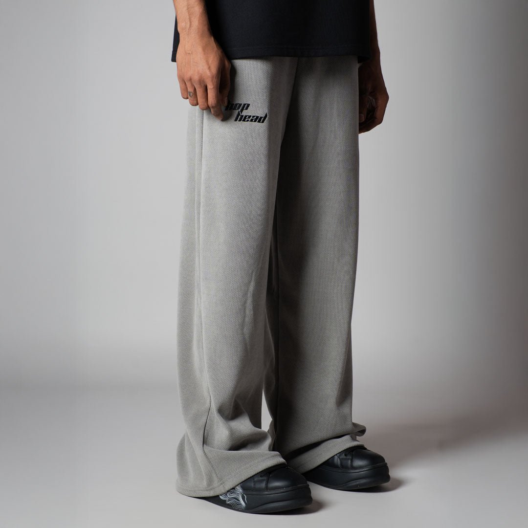 GREY KNITDRIP SWEATPANTS - Hophead