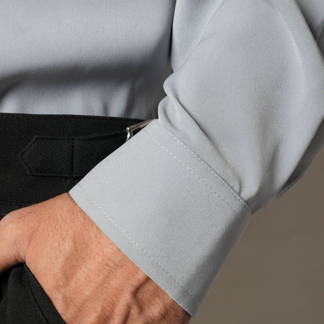 GREY KOREAN SHIRT - Hophead