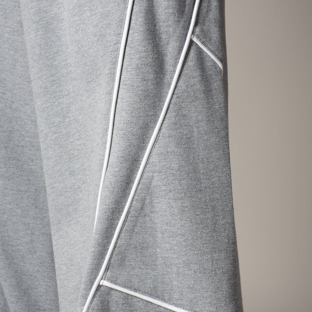 GREY MILANGE VERTEX FLEECE BAGGY SWEATPANTS - Hophead