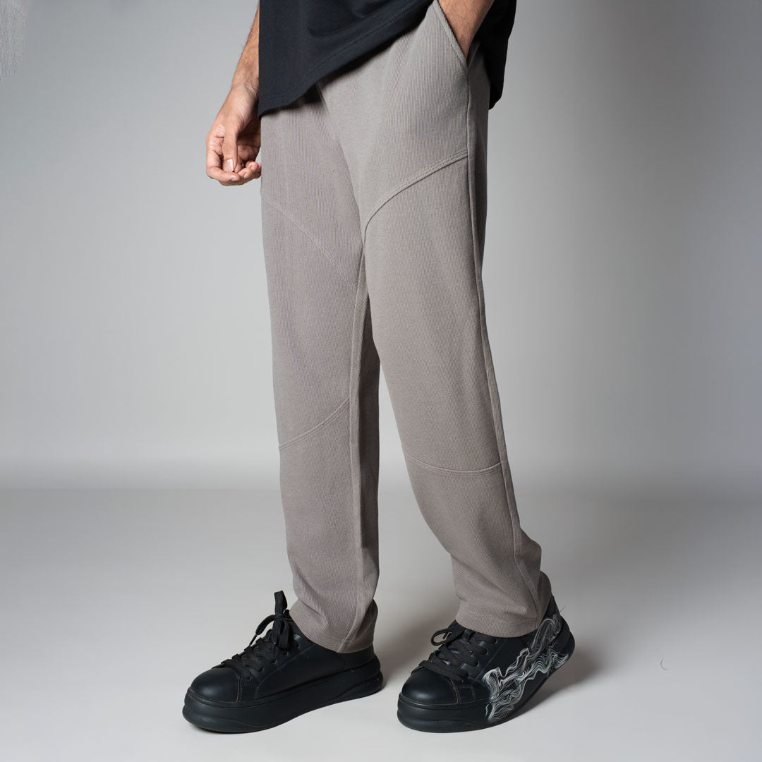 GREY PANELWORK SWEATPANTS - Hophead