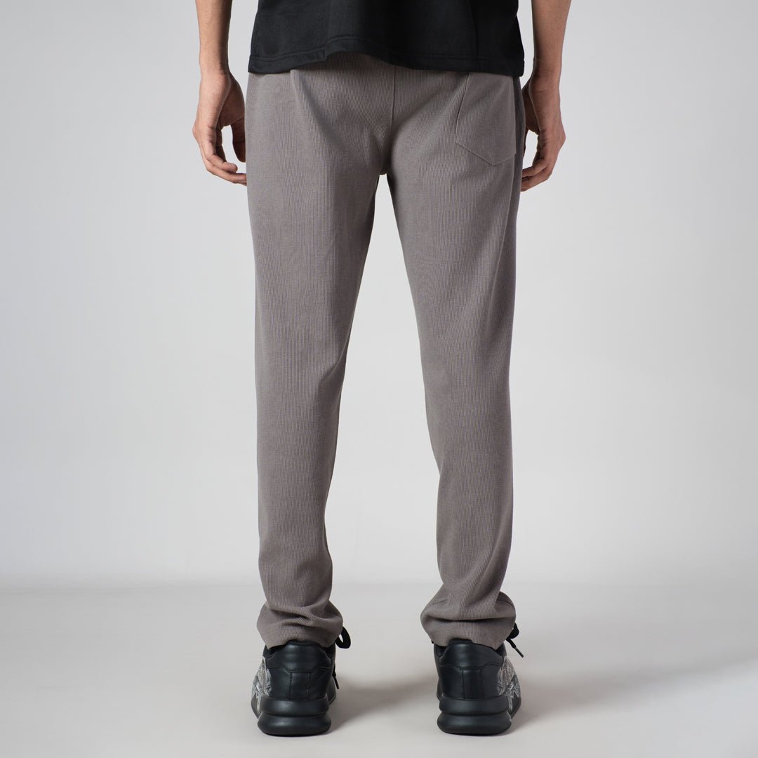 GREY PINTUCKS TEXTURED SWEATPANT - Hophead