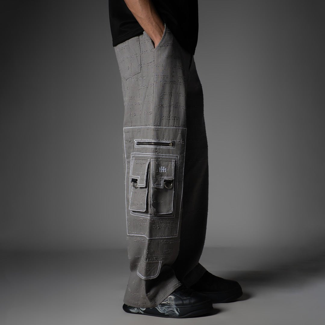 GREY POCKET DENIM CARGO - RDX - Hophead