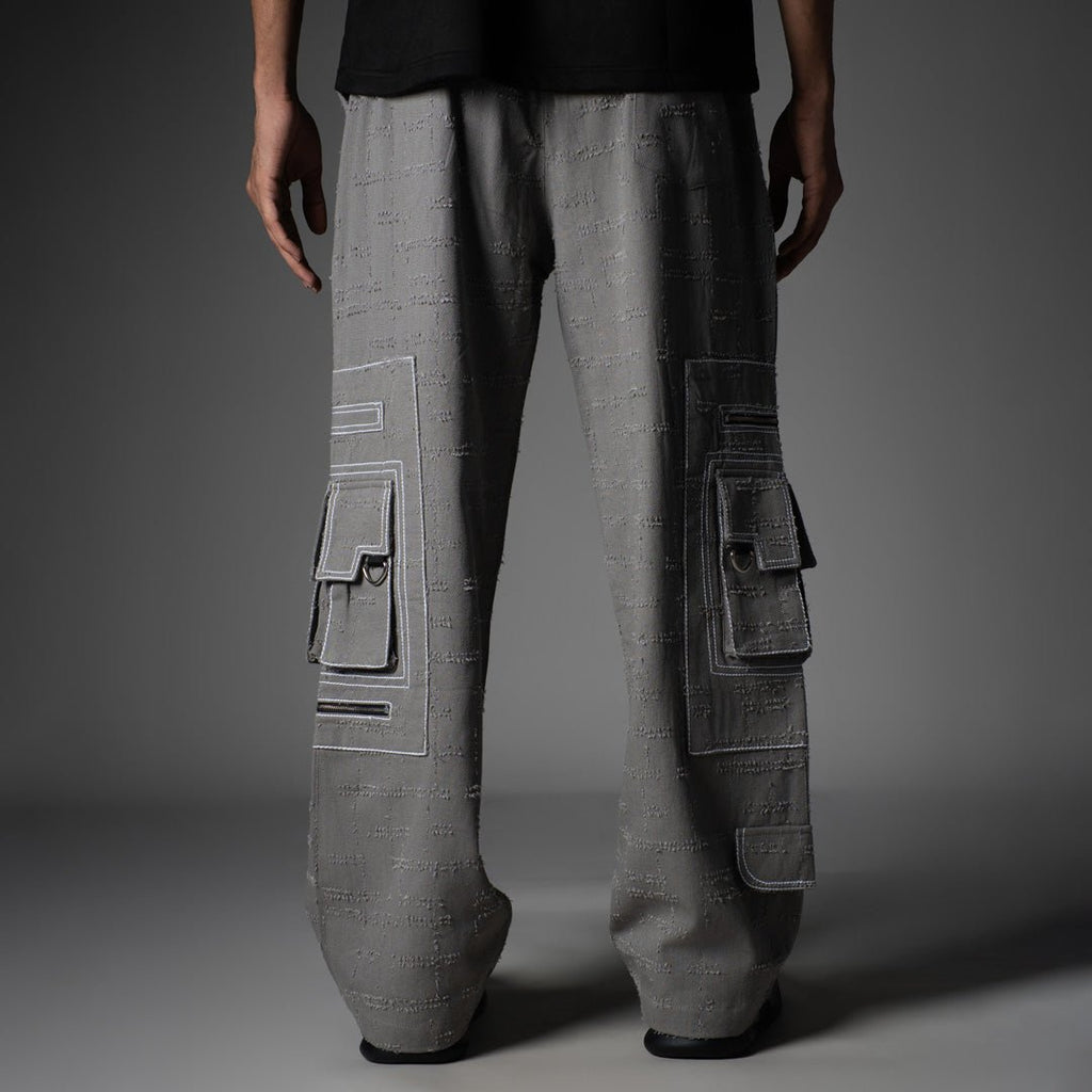 GREY POCKET DENIM CARGO - RDX - Hophead