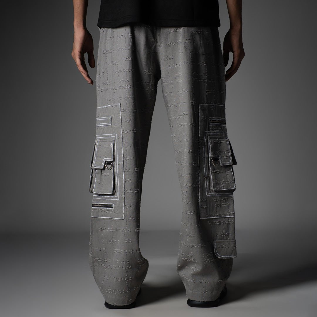 GREY POCKET DENIM CARGO - RDX - Hophead