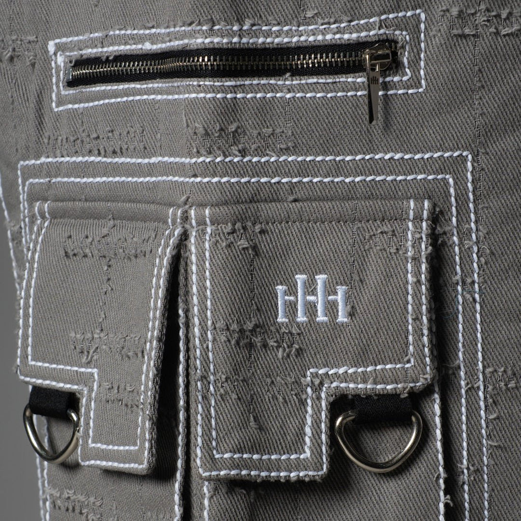 GREY POCKET DENIM CARGO - RDX - Hophead