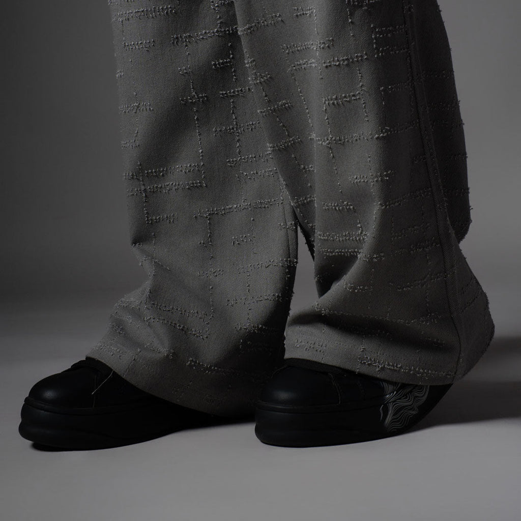 GREY ROOFING BOOT CUT DENIM - Hophead