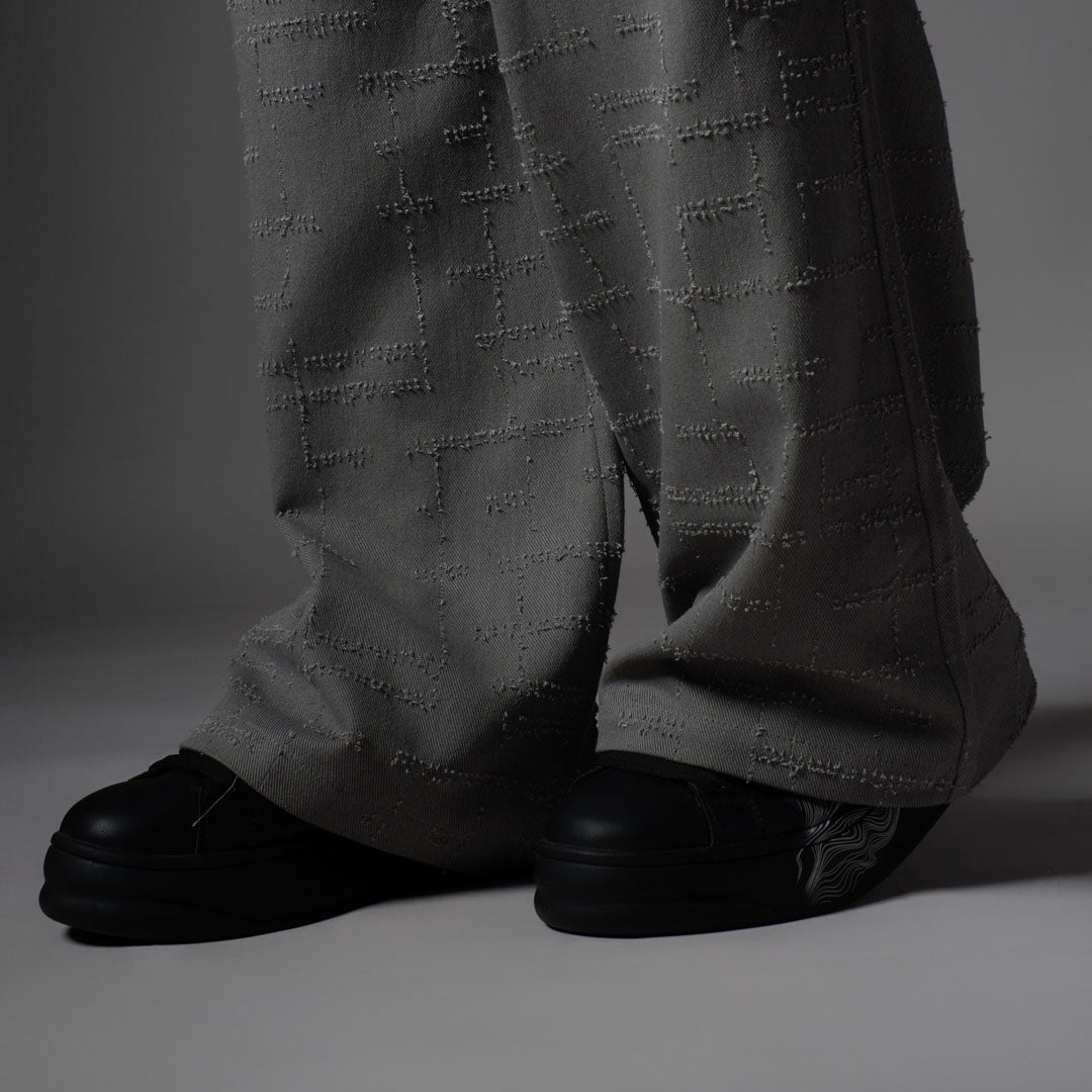 GREY ROOFING BOOT CUT DENIM - Hophead