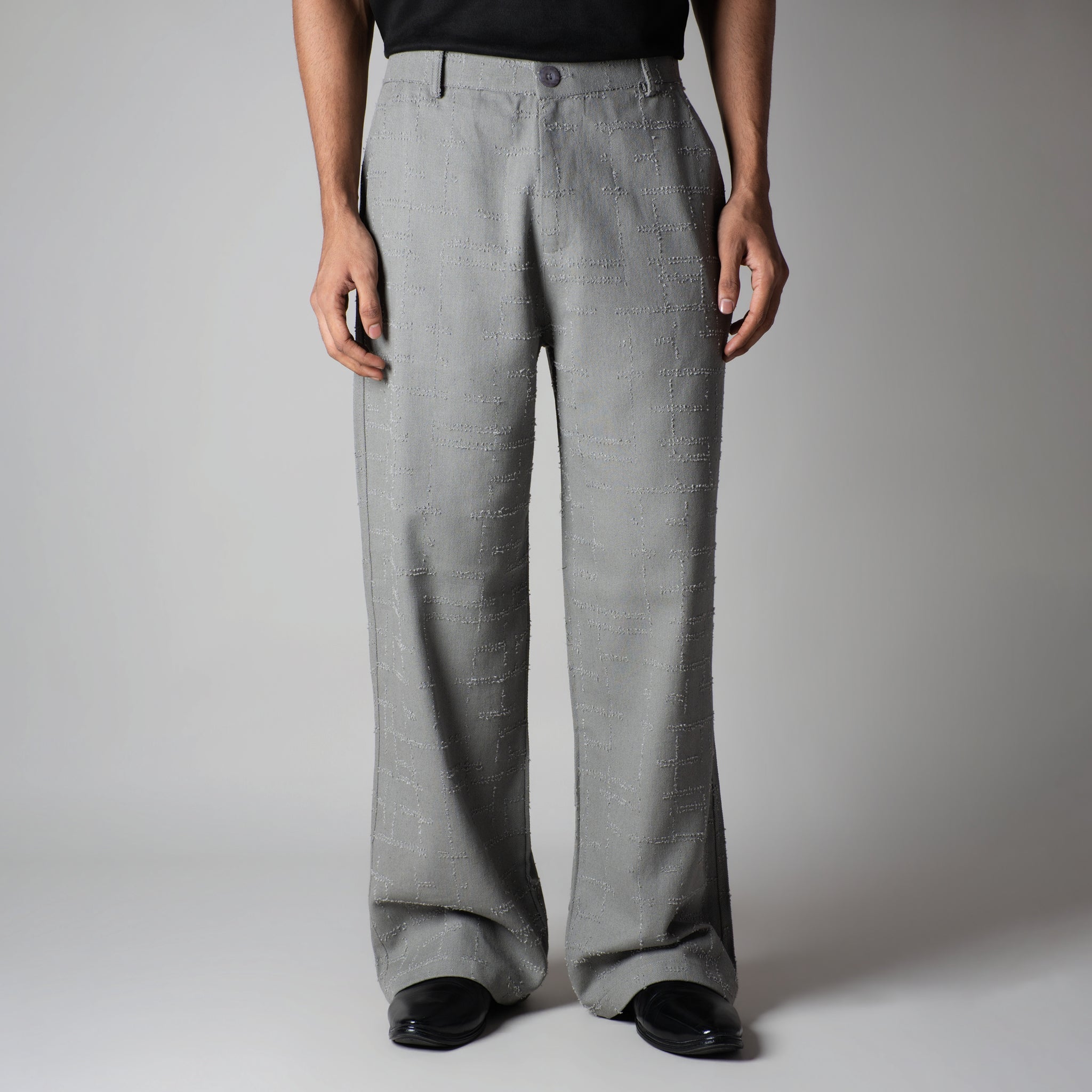 GREY ROOFING BOOT CUT DENIM - Hophead