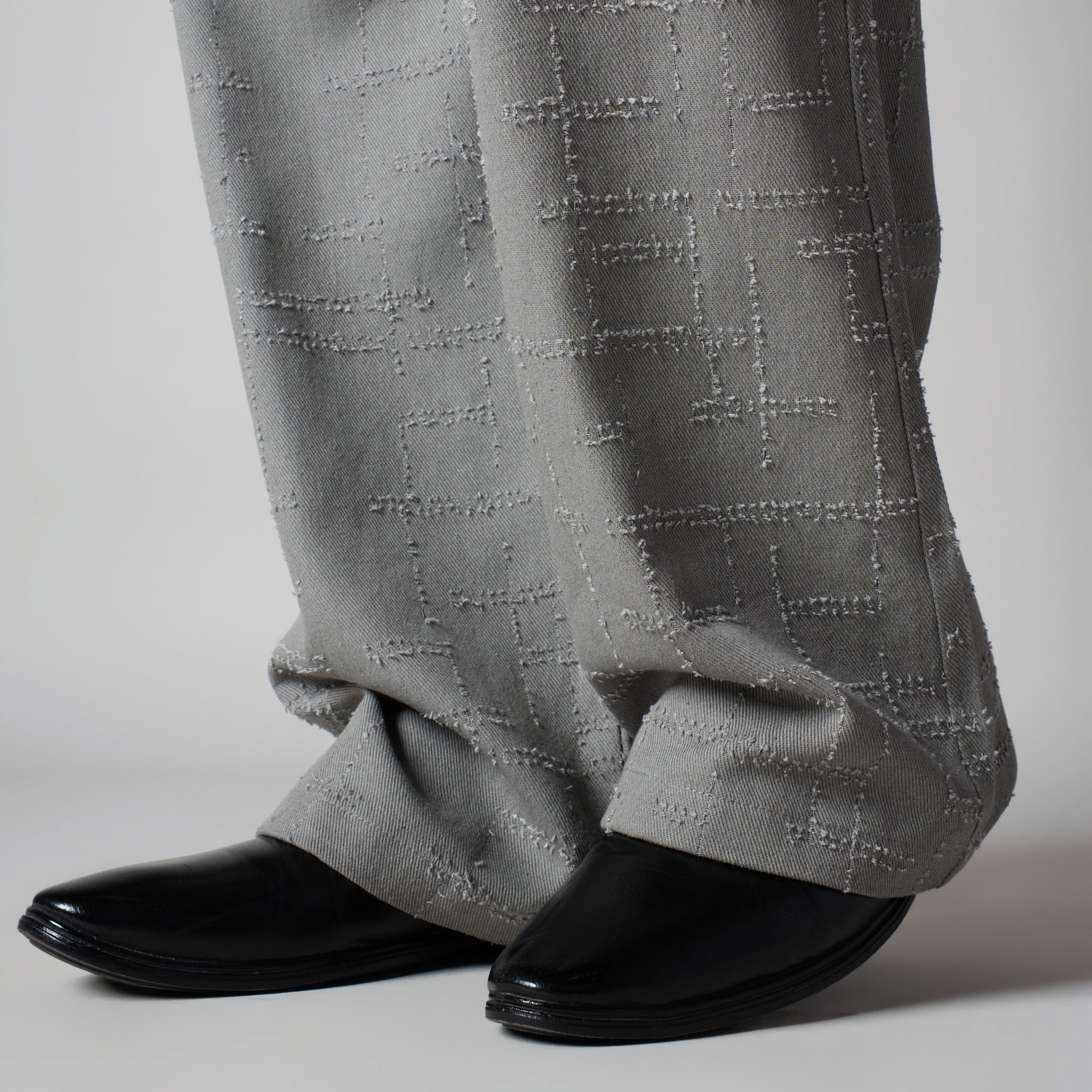 GREY ROOFING BOOT CUT DENIM - Hophead