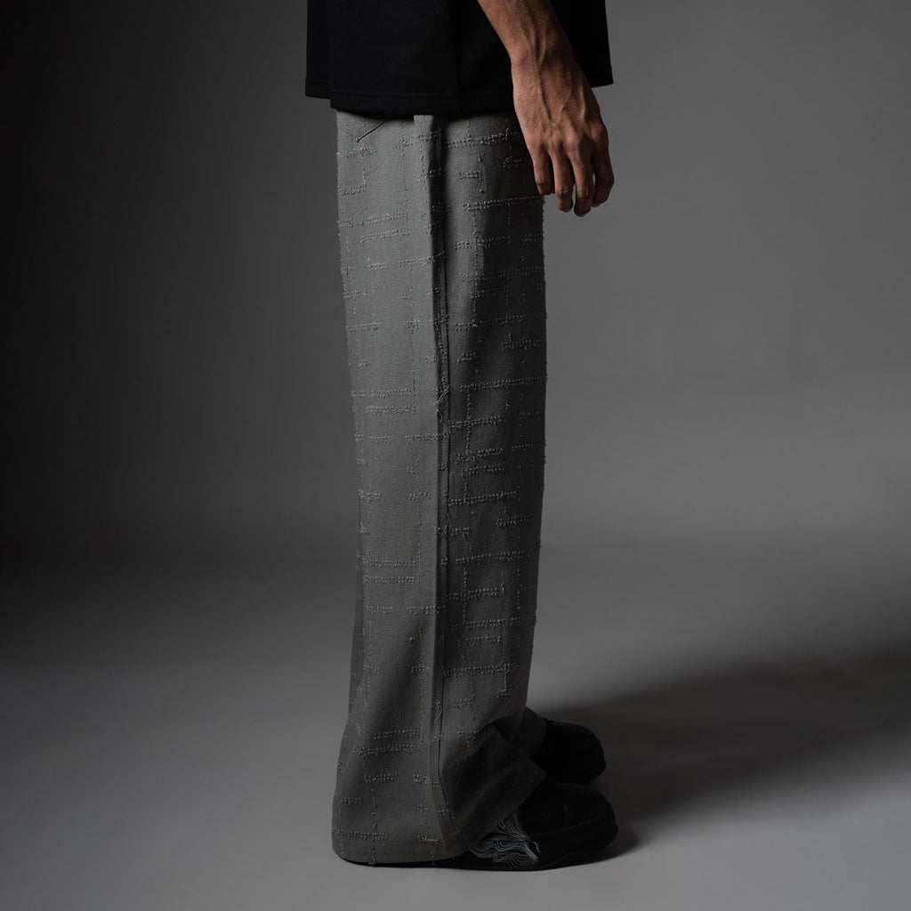 GREY ROOFING BOOT CUT DENIM - Hophead