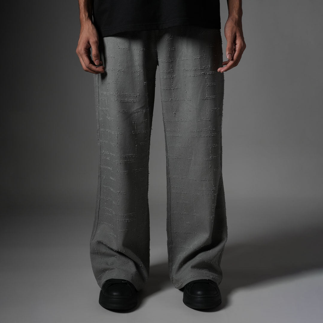 GREY ROOFING BOOT CUT DENIM - Hophead