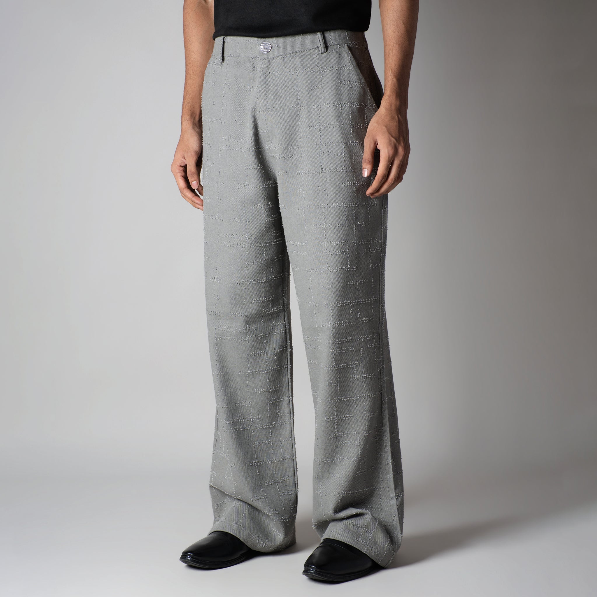 GREY ROOFING BOOT CUT DENIM - Hophead