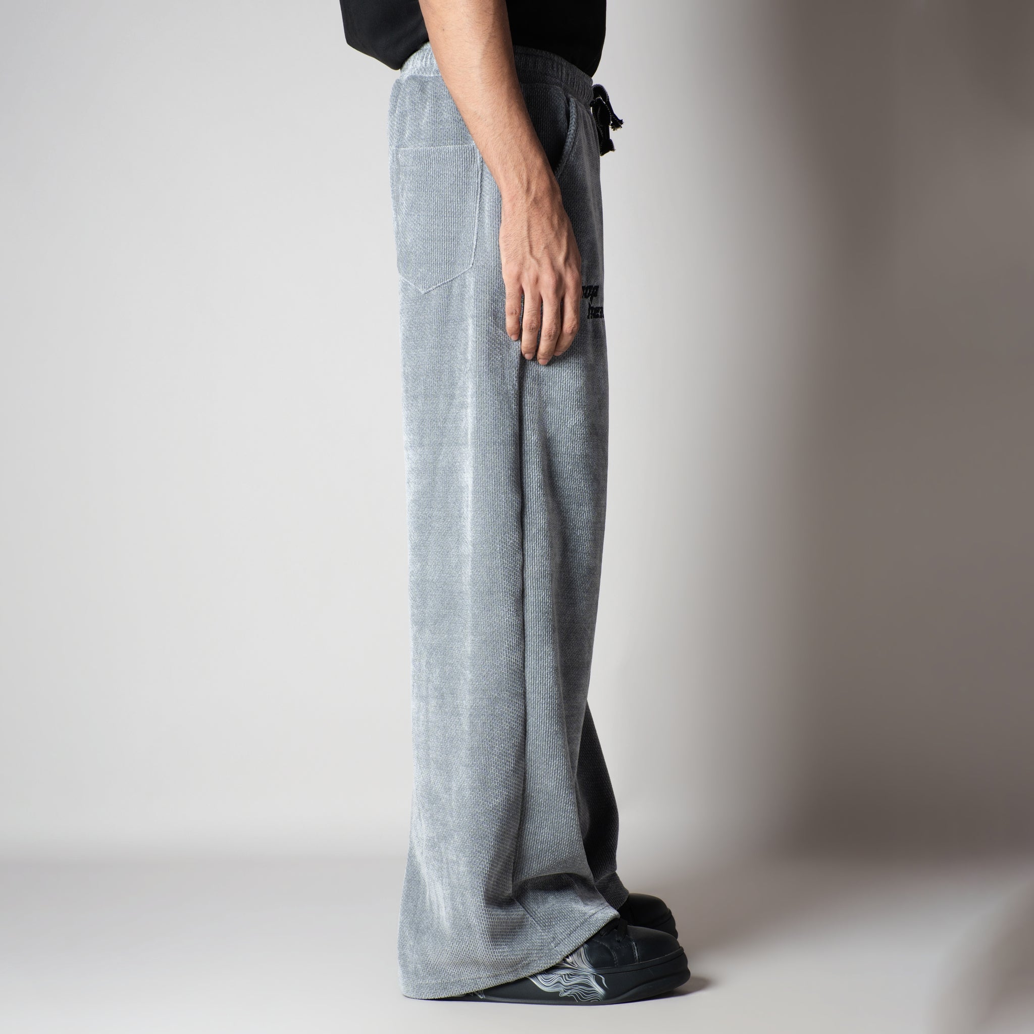 GREY STONE KNITDRIP SWEATPANTS - Hophead