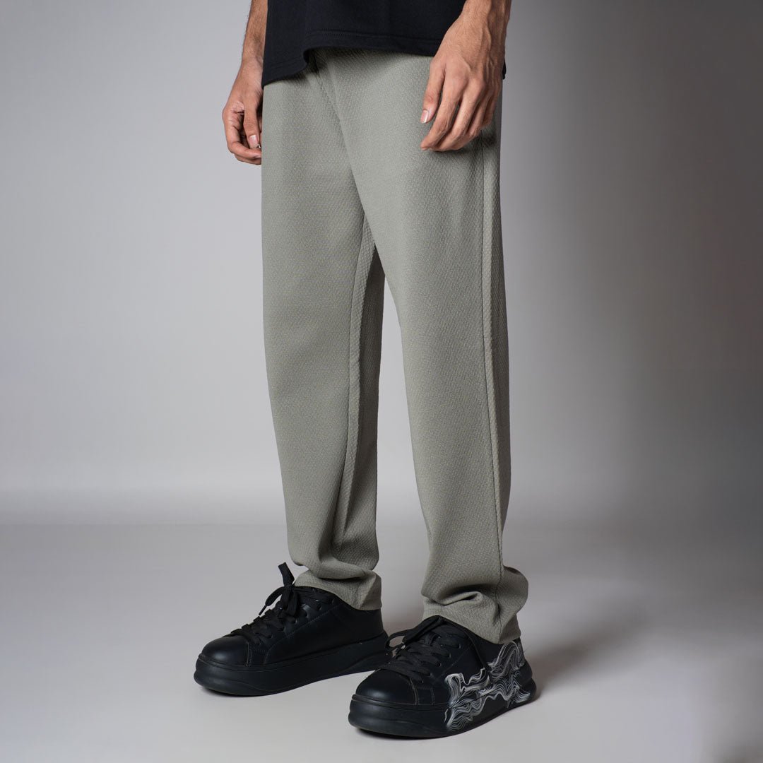 GREY TEXTURED SWEATPANT - Hophead
