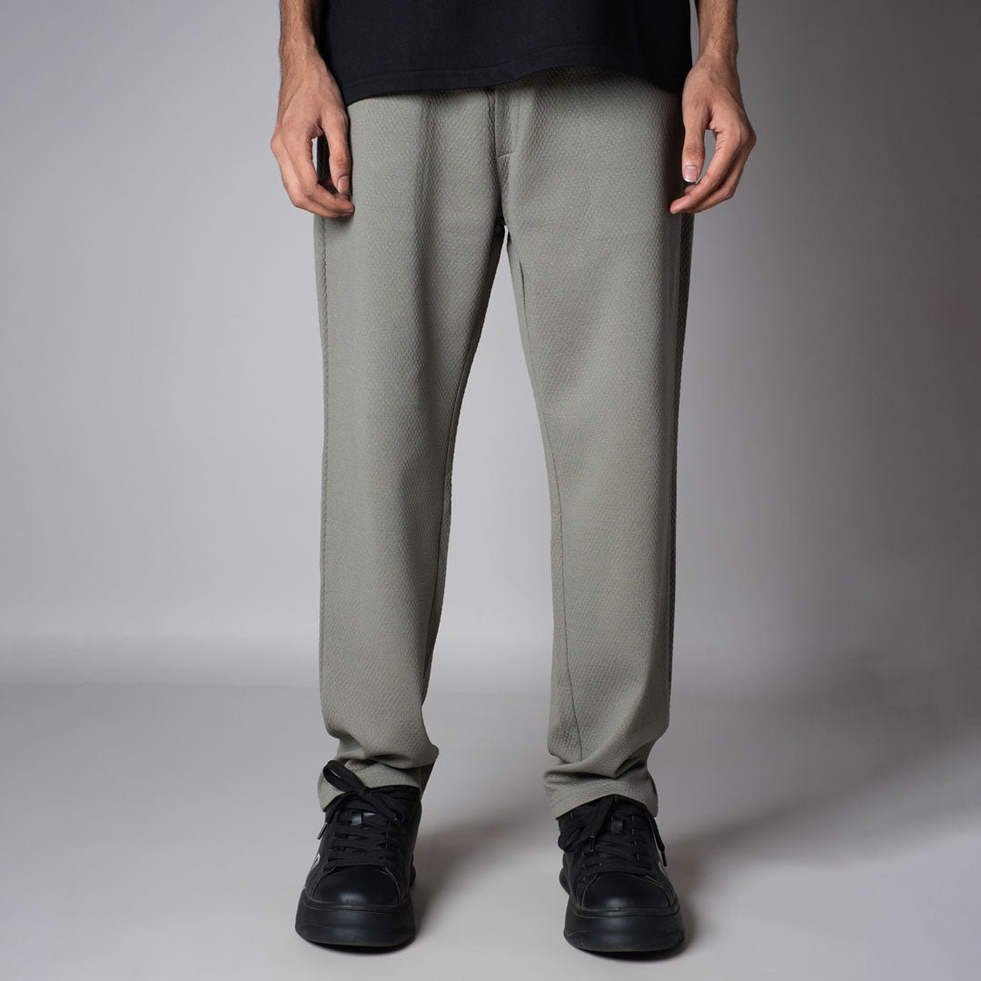 GREY TEXTURED SWEATPANT - Hophead