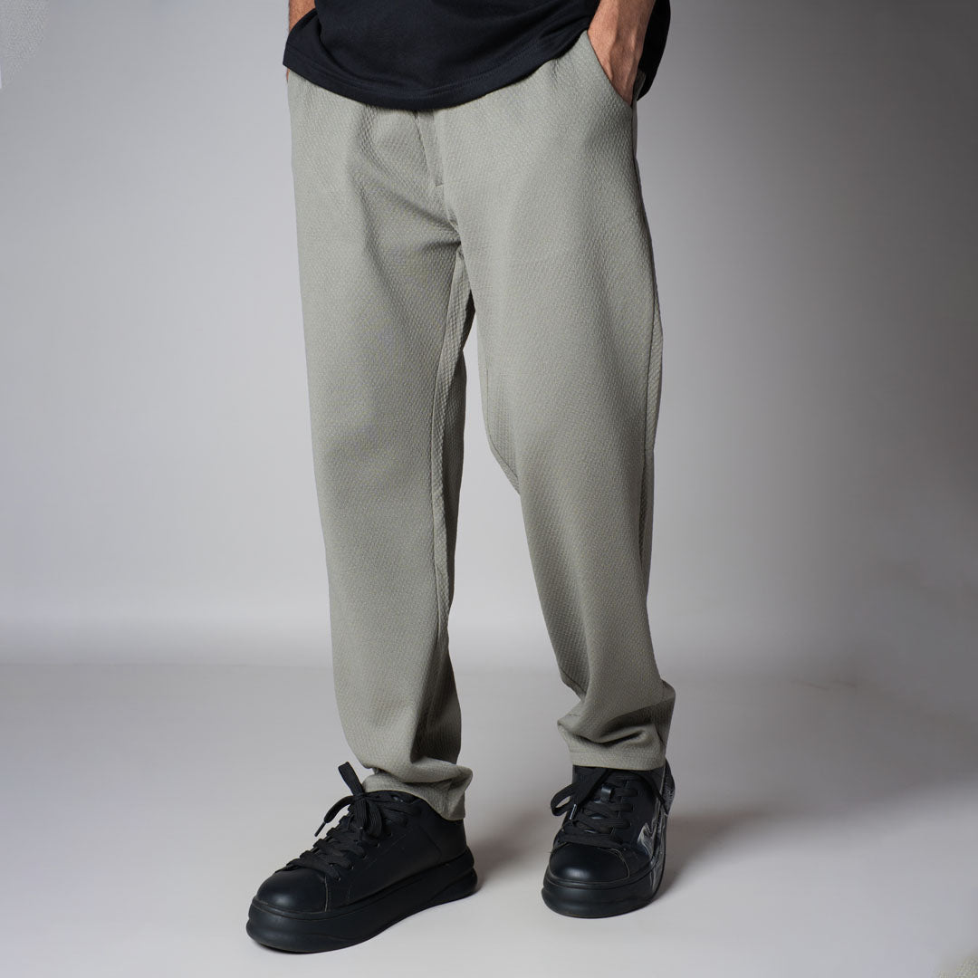GREY TEXTURED SWEATPANT - Hophead
